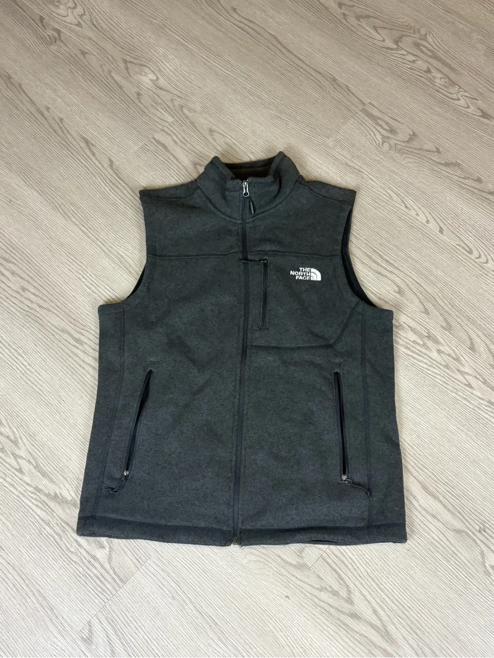 The North Face Men's Dark Gray Fleece Vest